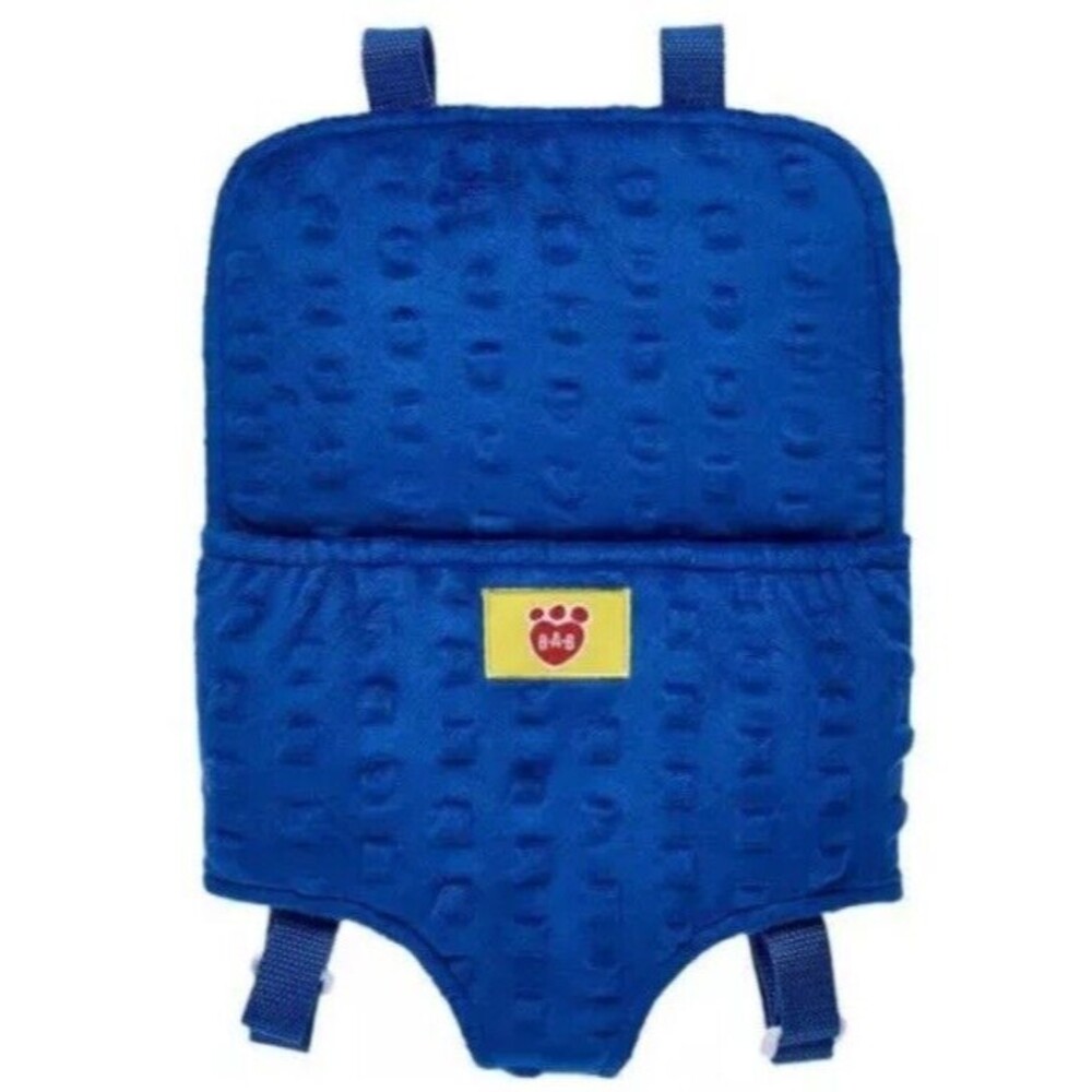 Build A Bear Workshop Blue Carrier Backpack Holder Cute!